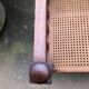 Canned corner chair