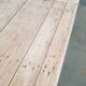 Old table on trestles