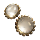 Paire d'appliques  en laiton vintage