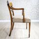 Fauteuils en chêne vintage, années 1940, ensemble de 4