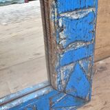 Old Art Deco mirror in Burmese teak