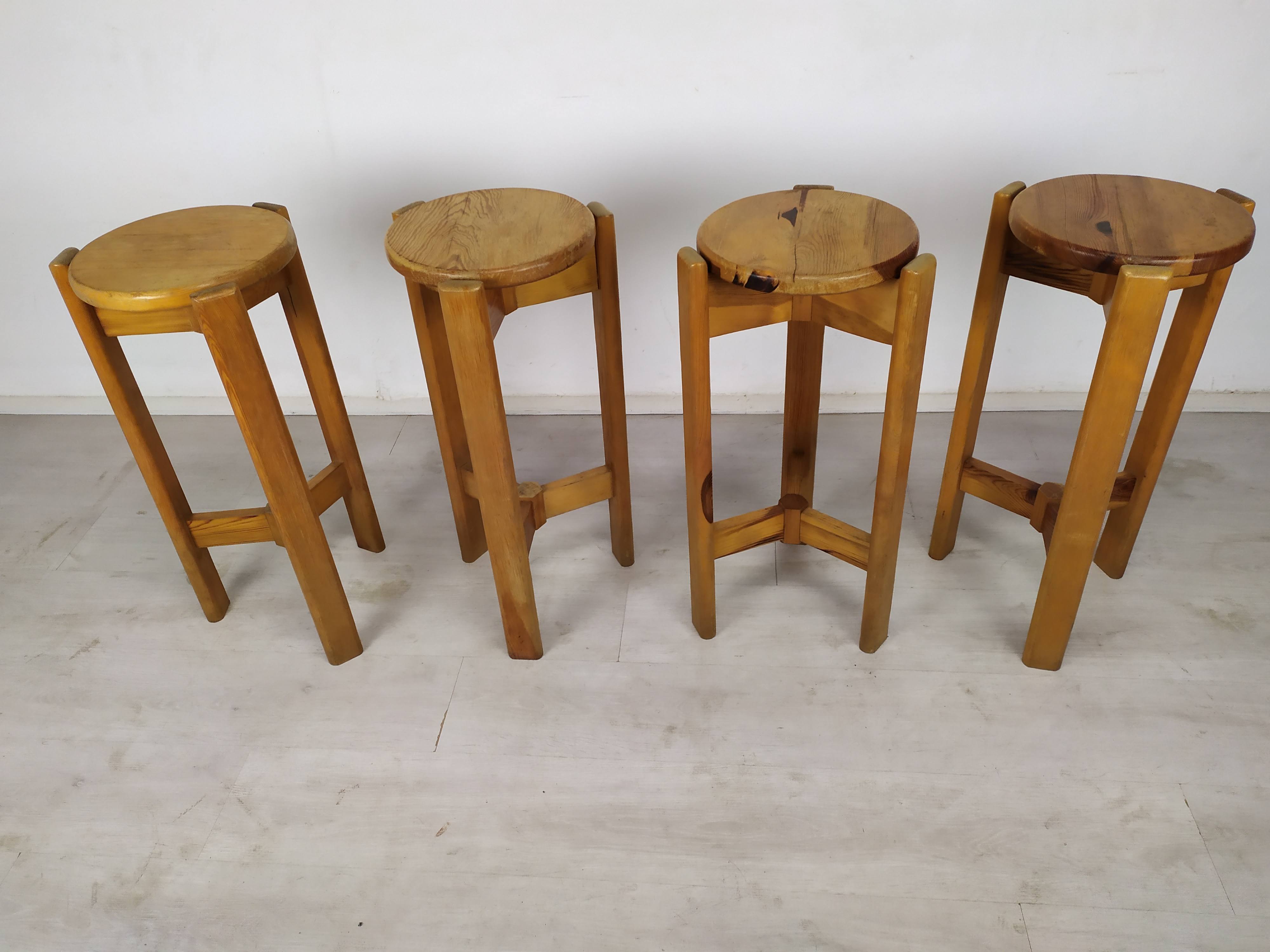 Vintage chalet bar stools