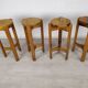 Tabourets de bar vintage chalet