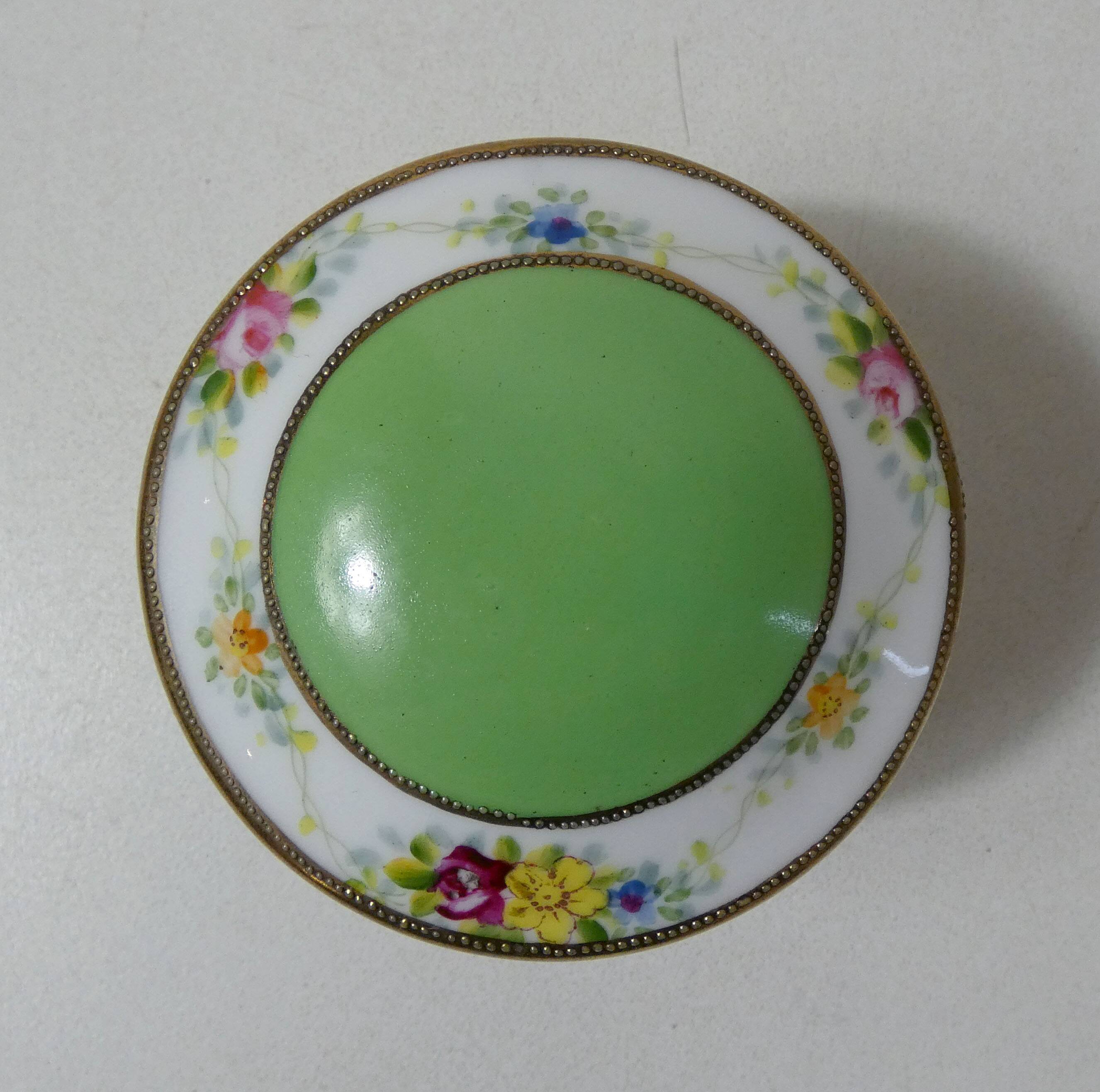 Japanese porcelain candy box Vintage Noritaké