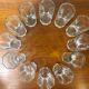 Glasses Aperitifs in transparent vintage glass Octime
