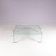 1960s coffee table with chrome frame and glass top by Hank Kwint for Metaform Netherlands