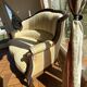 Elegant Louis XV style basket sofa