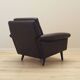 Fauteuil en cuir marron, design danois, années 1960, designer : Aage Christiansen.