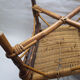 Old armchair child osier rattan 60s vintage decoration collection