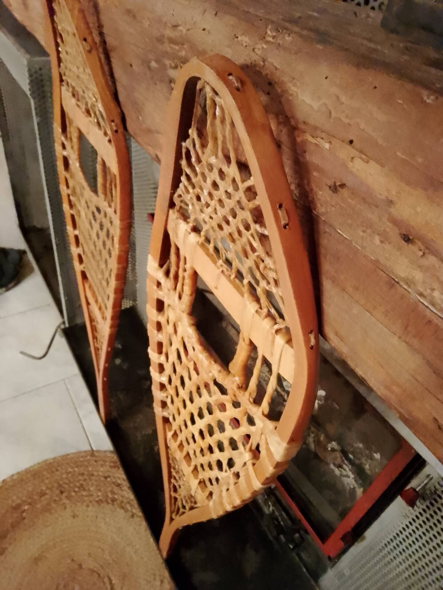 Vintage Canadian snowshoes