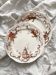 2 polychrome ironstone dinner plates "Wentworth" by Emile Bourgeois