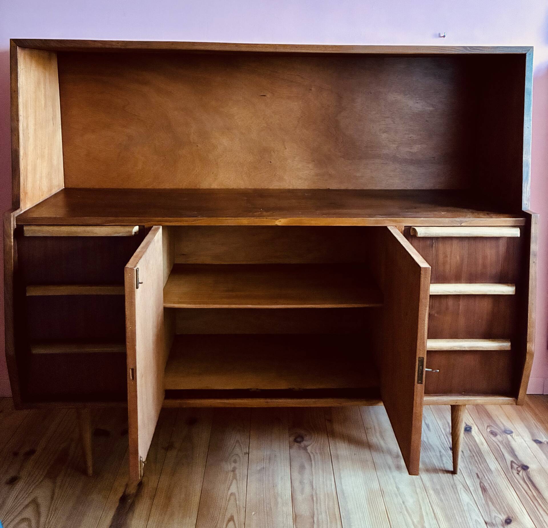 Enfilade Haute Vintage Scandinave - Mid Century