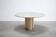 Table de salle à manger ronde en travertin