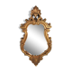 Mirror rocaille gilded ice saint-gobain vintage