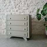 Commode vintage en bois massif