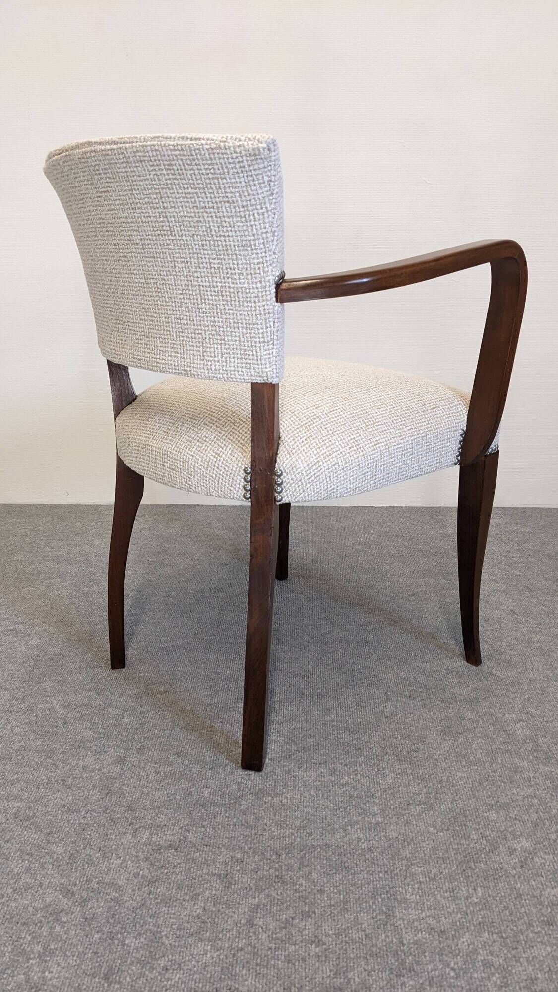 Pair of Art Deco bridge chairs, France circa 1930