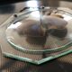 Naturalized vintage butterfly under glass globe