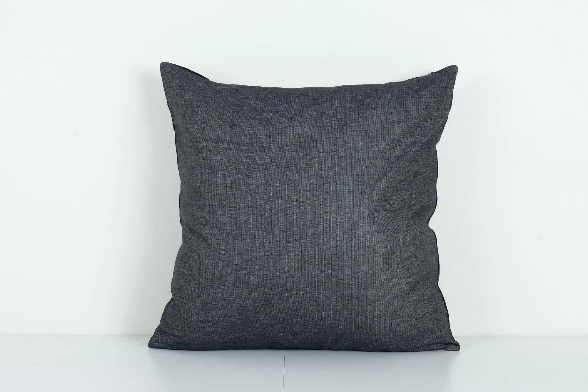 Vintage embroidered cushion cover 51x51 cm