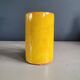 Mustard glazed terracotta mug signed - cup