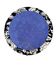 Round Artisca Vermont hand-tufted rug from the 1980s, France.