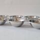 Set of 6 small vintage stainless steel bowls.