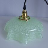 Clichy green glass suspension
