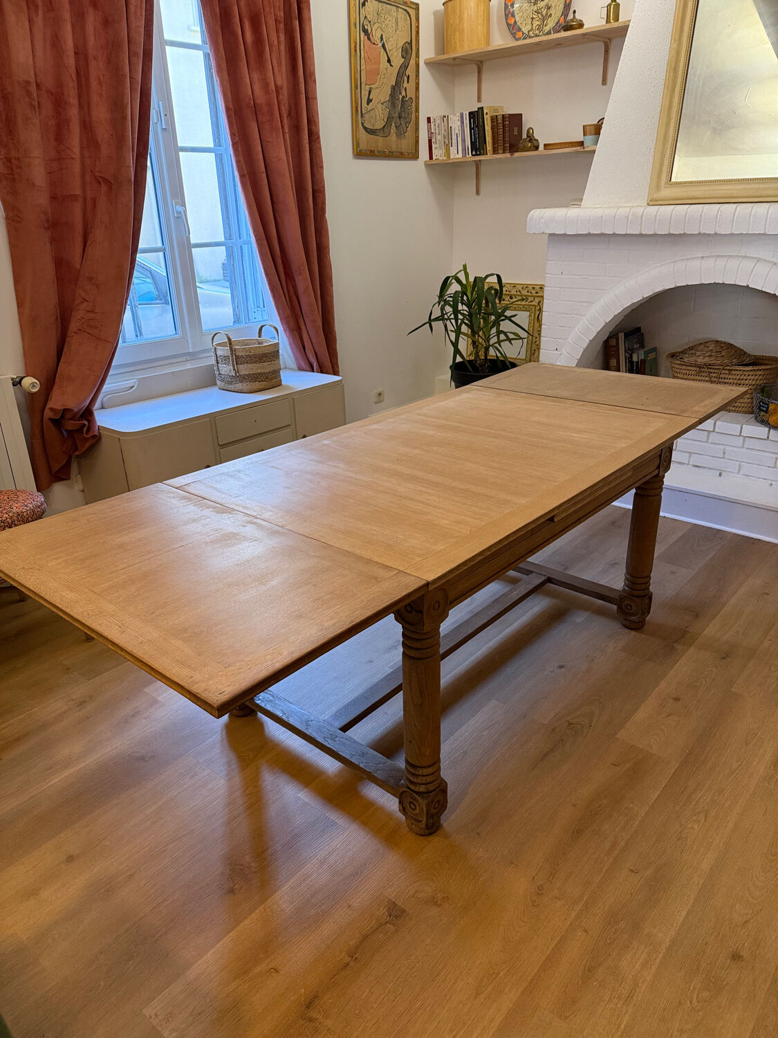 Farmhouse wooden table