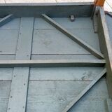 Old oval farm table 2m42