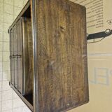 Bedside table or jam maker in art deco oak