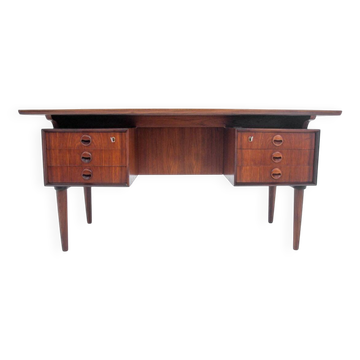 Bureau en teck, Danemark, années 1960