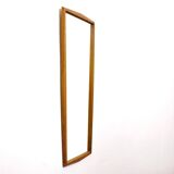 Oak mirror from the 60s, 84 x 38.5 cm.