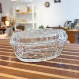 Vintage butter dish with "cow" motif