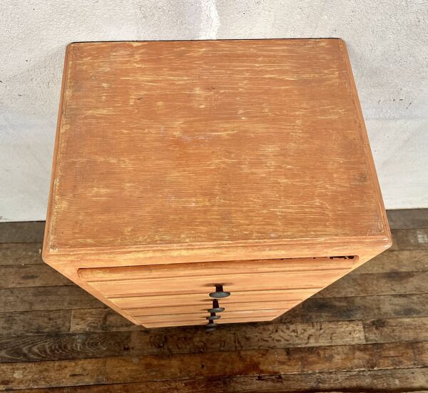 Commode semainier Chiffonnier vintage patine d'origine