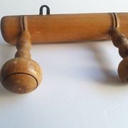 Porte manteau mural bois 5 patères
