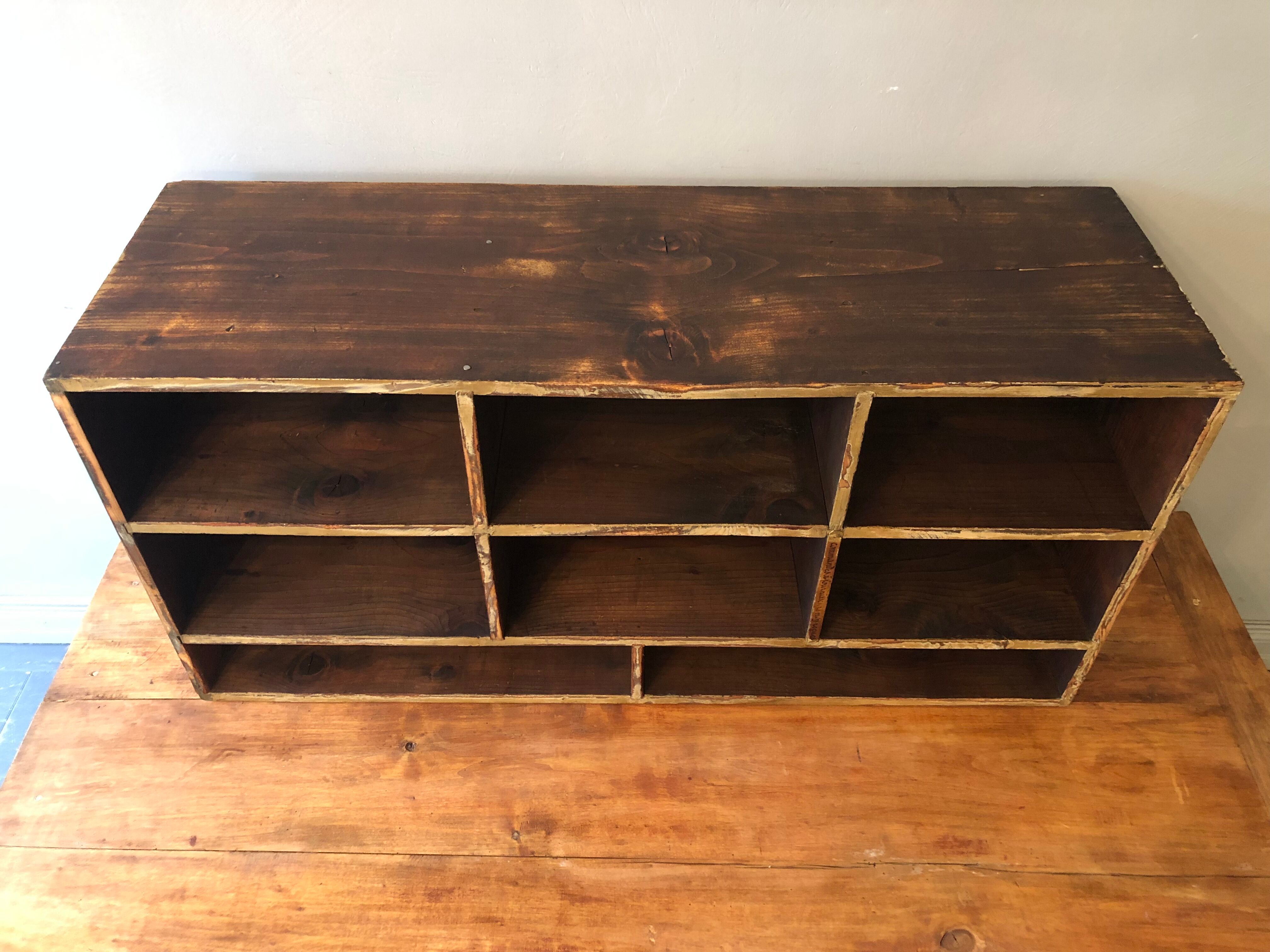 Antique locker cabinet