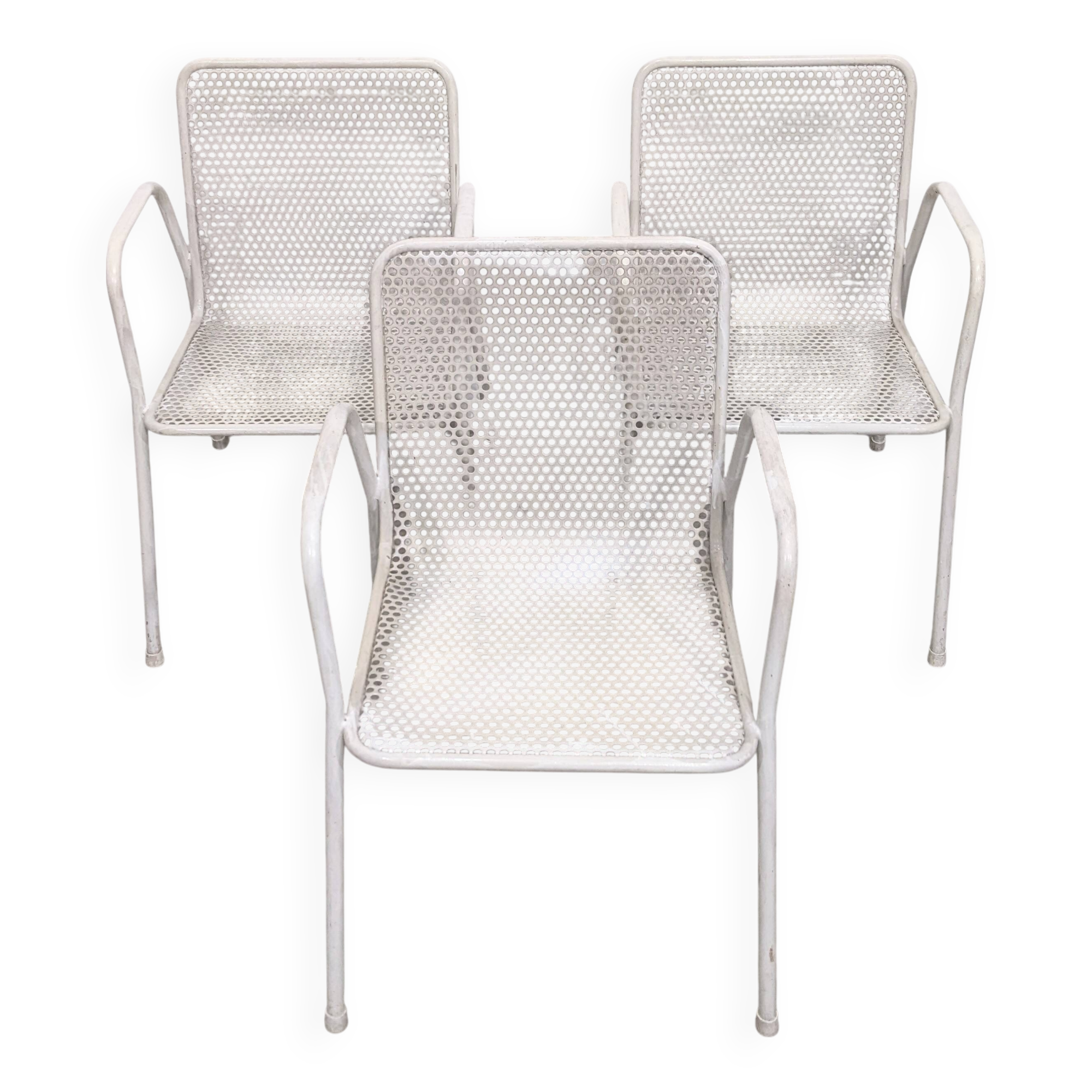Set of 3 vintage EMU outdoor chairs
