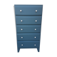Chiffonier vintage blue oil dark wood