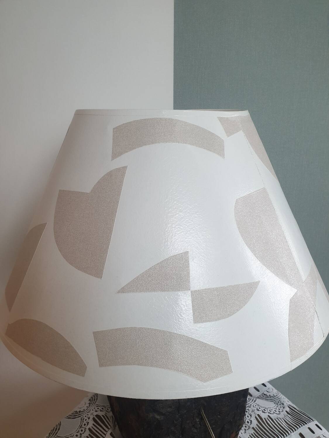 Fossilised Wood Bedside Lamp