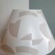 Fossilised wood bedside lamp