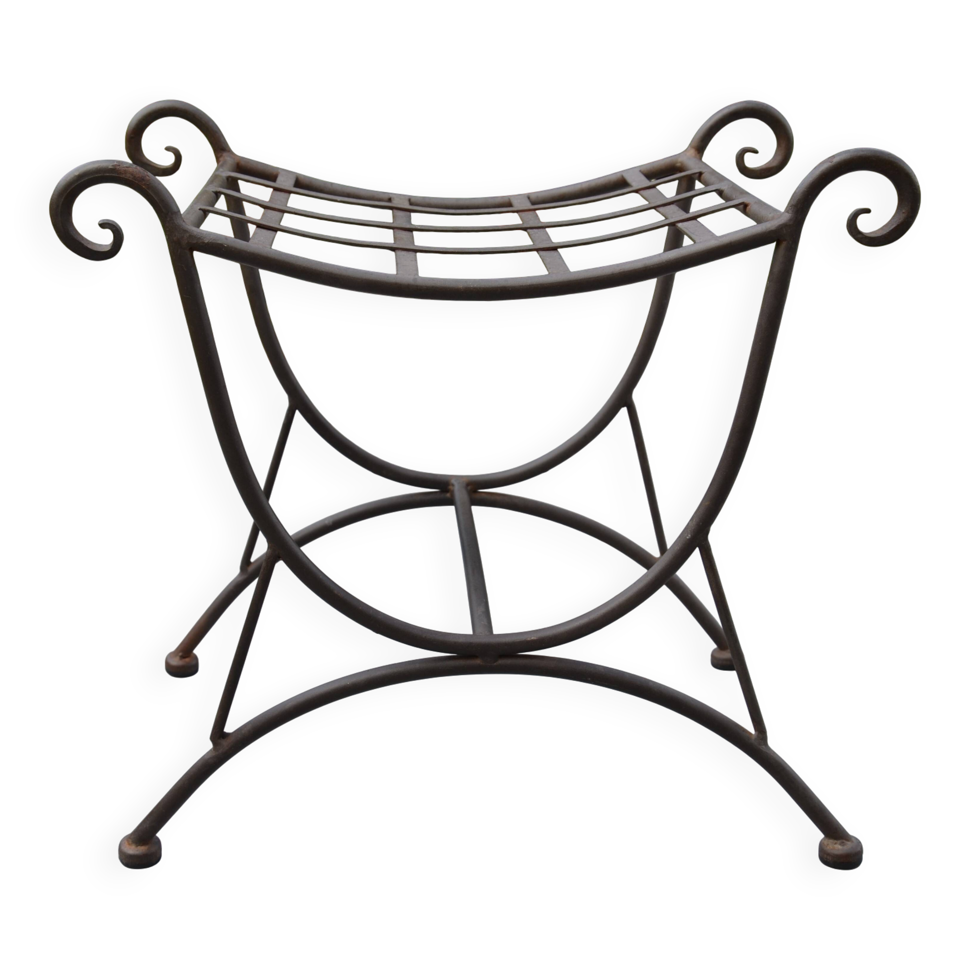 Curule stool/seat in Neo-Classical Empire style