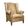 Vintage wingchair Dutch Sheepskin (cuir de mouton)