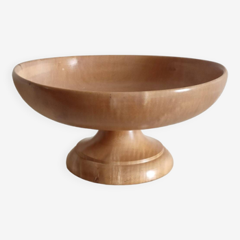 Compote bowl/turned wood foot bowl