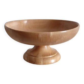 Compote bowl/turned wood foot bowl