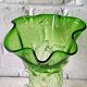 Grand vase verre vert vintage