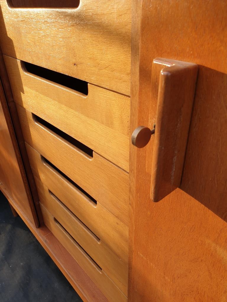 3-door wardrobe with 6 drawers 1950
