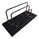 Vintage stitched leather mail holder