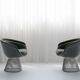 Set of 2 Platner lounge chairs by Warren Platner for Knoll