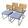Lot de 4 chaises Cesca B32 de Marcel Breuer, 70