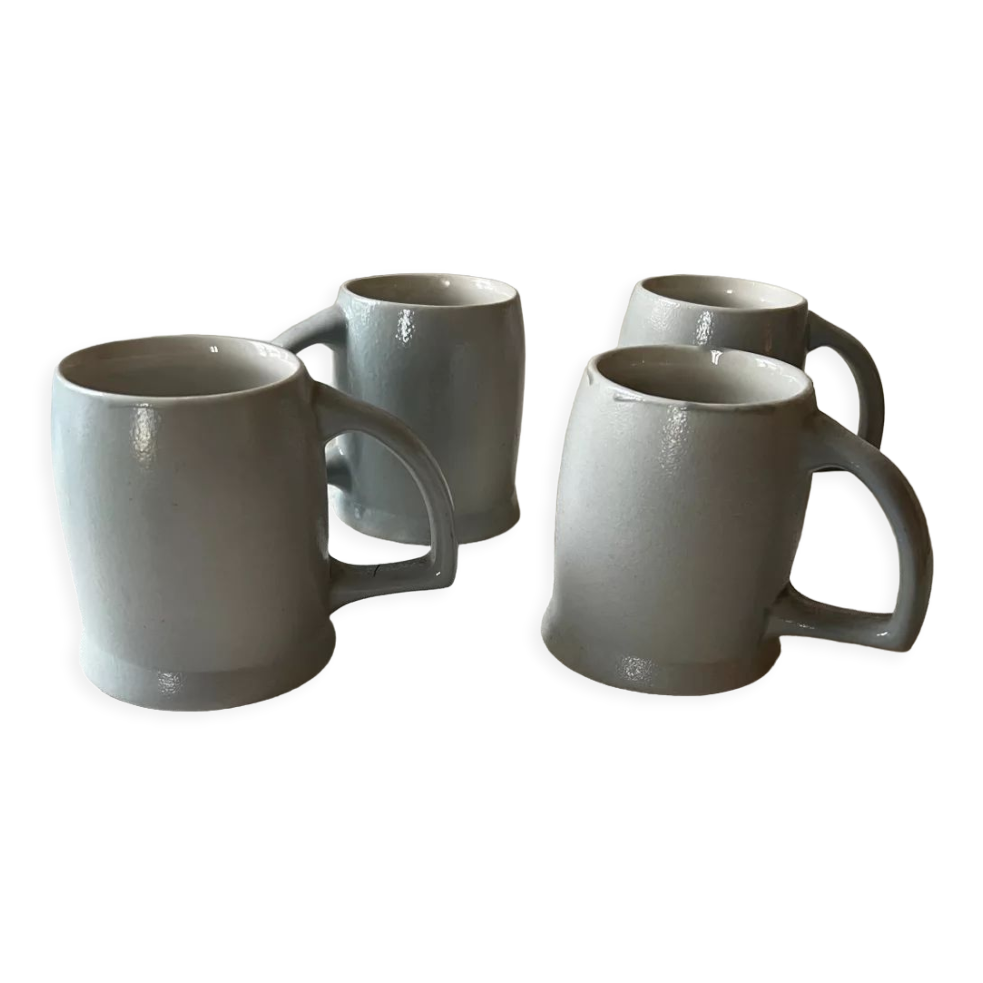 Beer mugs in Alsace stoneware