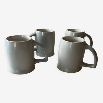 Beer mugs in Alsace stoneware